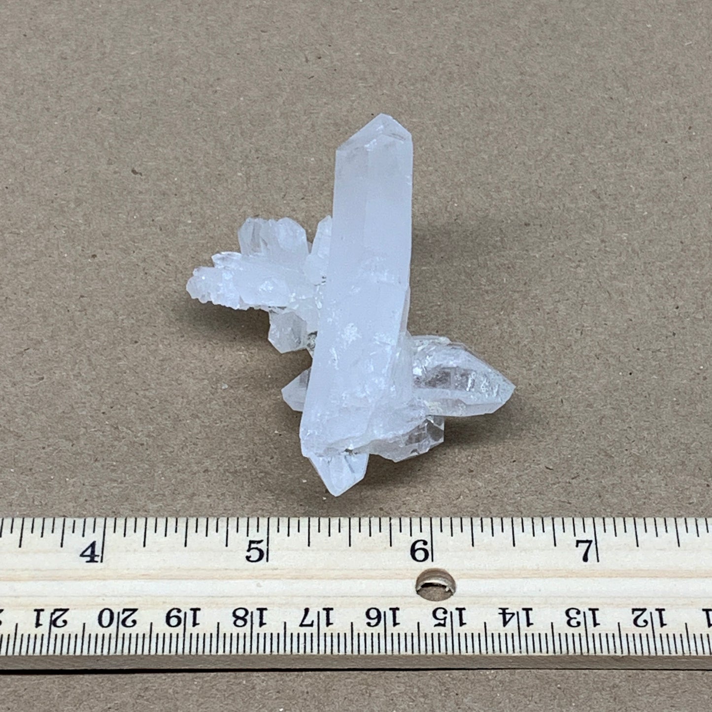 69.1g, 2.7"x1.5"x0.5", Faden Quartz Crystal Mineral,Specimen Terminated, B24953