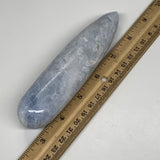 264.3g,5.6"x1.3" Natural Blue Calcite Wand Stick, Home Decor, Collectible, B6169