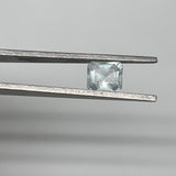 1.29 cts, 7mmx6mmx4mm, Aquamarine Crystal Facetted Stone Loose @Pakistan,CTS194