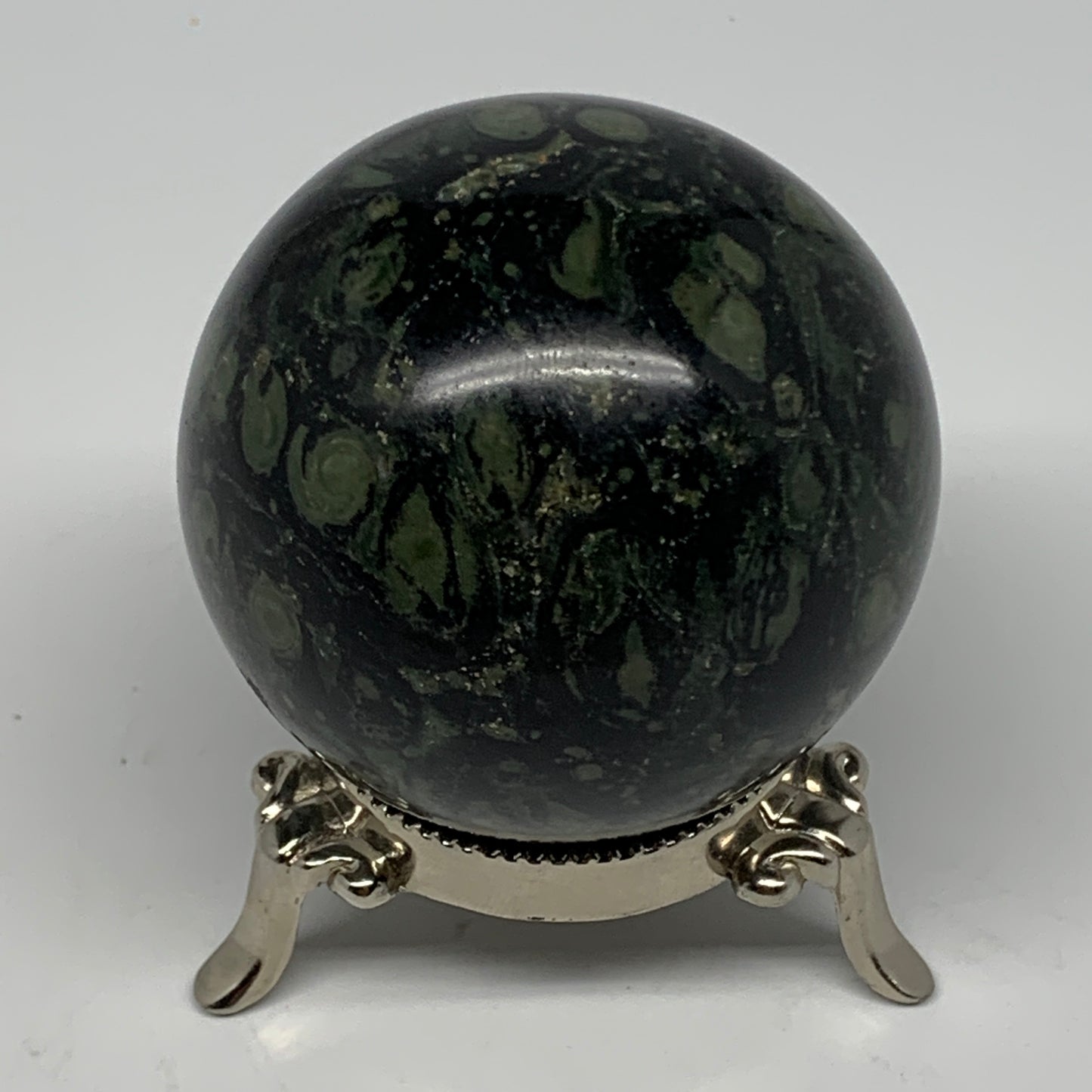 347.4g, 2.5"(62mm), Crocodile Kambaba Jasper Sphere Ball Reiki @Madagascar,B1568