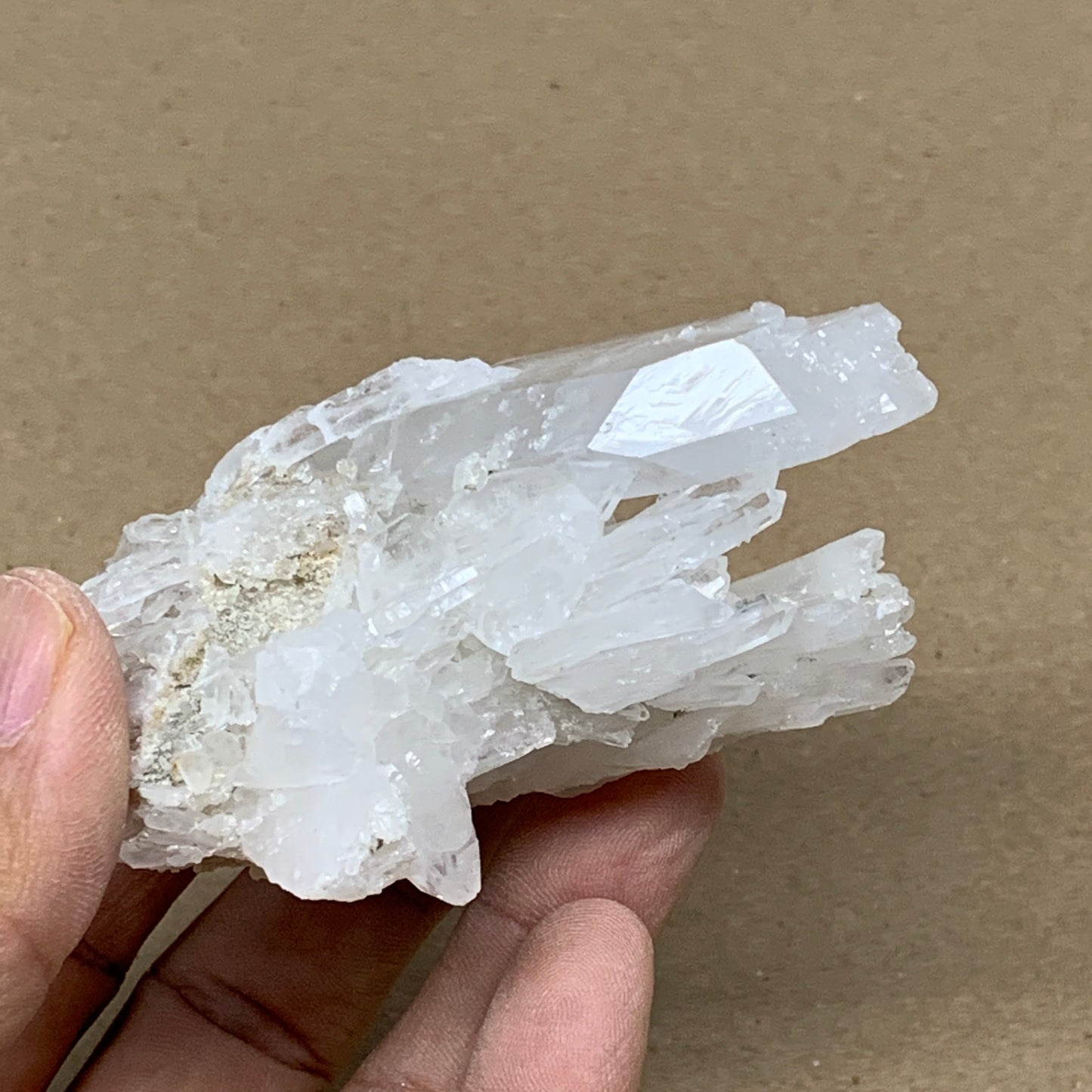 123g, 3.1"x2.2"x1.4", Faden Quartz Crystal Mineral,Specimen Terminated, B24955