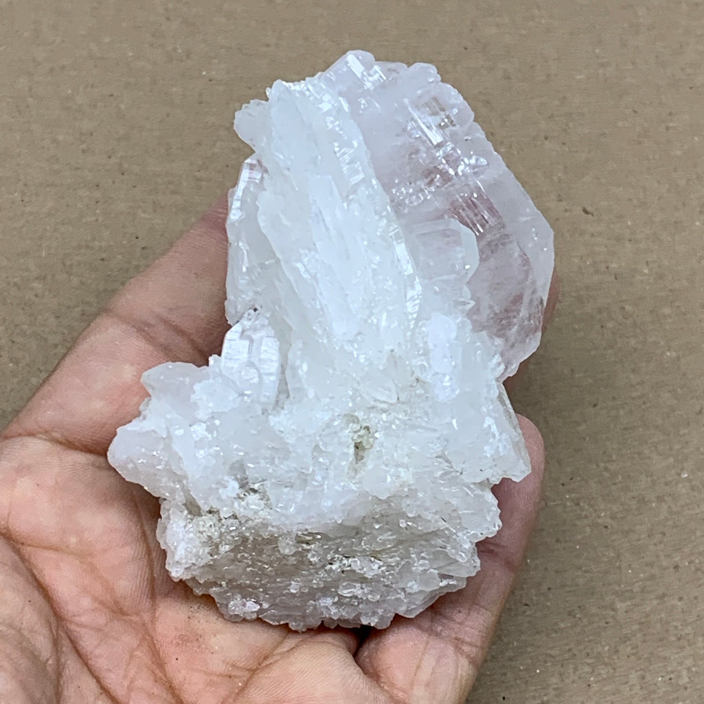 123g, 3.1"x2.2"x1.4", Faden Quartz Crystal Mineral,Specimen Terminated, B24955