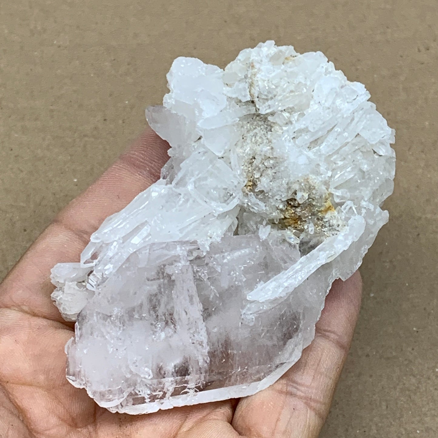 123g, 3.1"x2.2"x1.4", Faden Quartz Crystal Mineral,Specimen Terminated, B24955