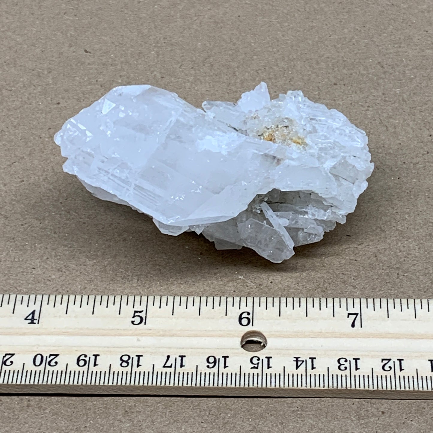 123g, 3.1"x2.2"x1.4", Faden Quartz Crystal Mineral,Specimen Terminated, B24955