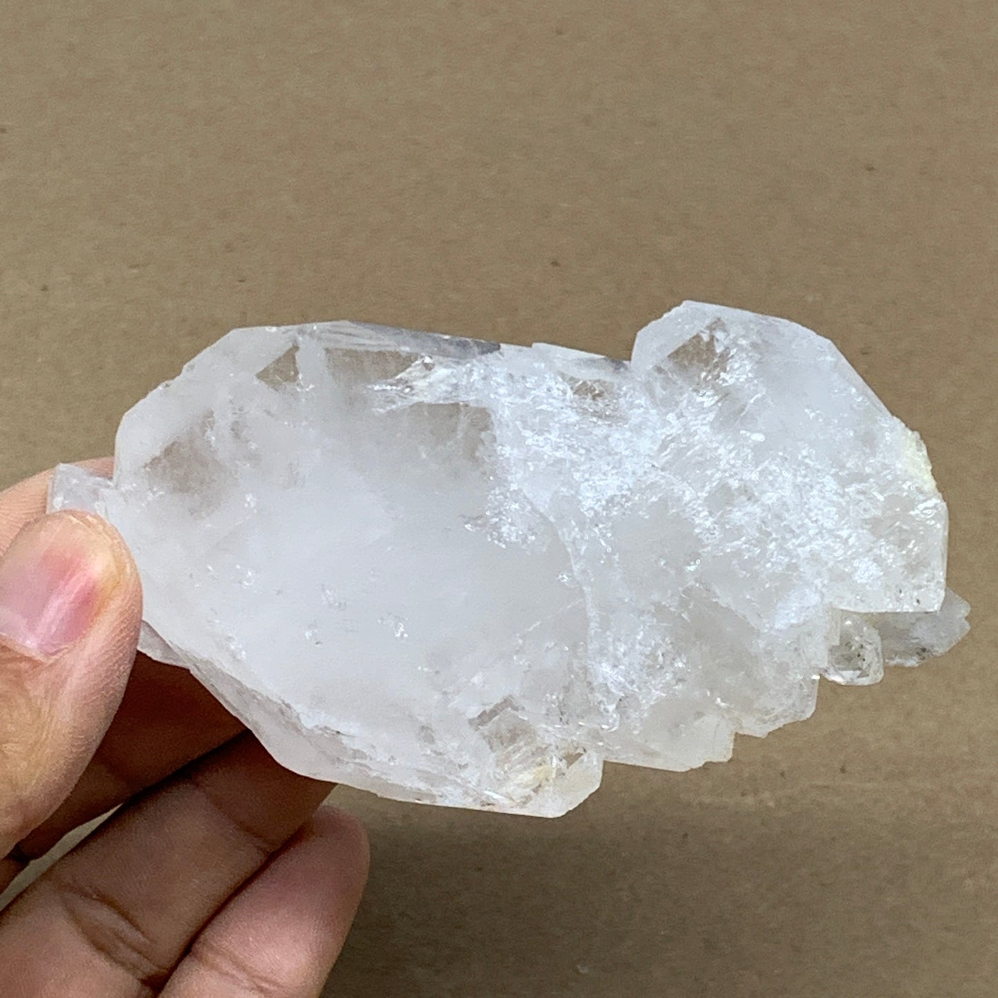 126g, 3.6"x1.8"x0.8", Faden Quartz Crystal Mineral,Specimen Terminated, B24957