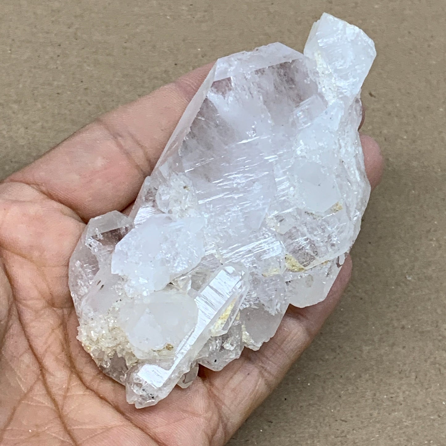 126g, 3.6"x1.8"x0.8", Faden Quartz Crystal Mineral,Specimen Terminated, B24957