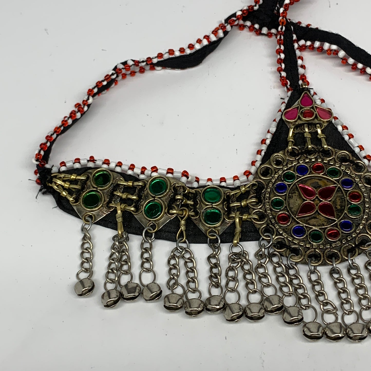 74.8g, Kuchi Headdress Headpiece Afghan Ethnic Tribal Jingle Bells @Afghanistan,