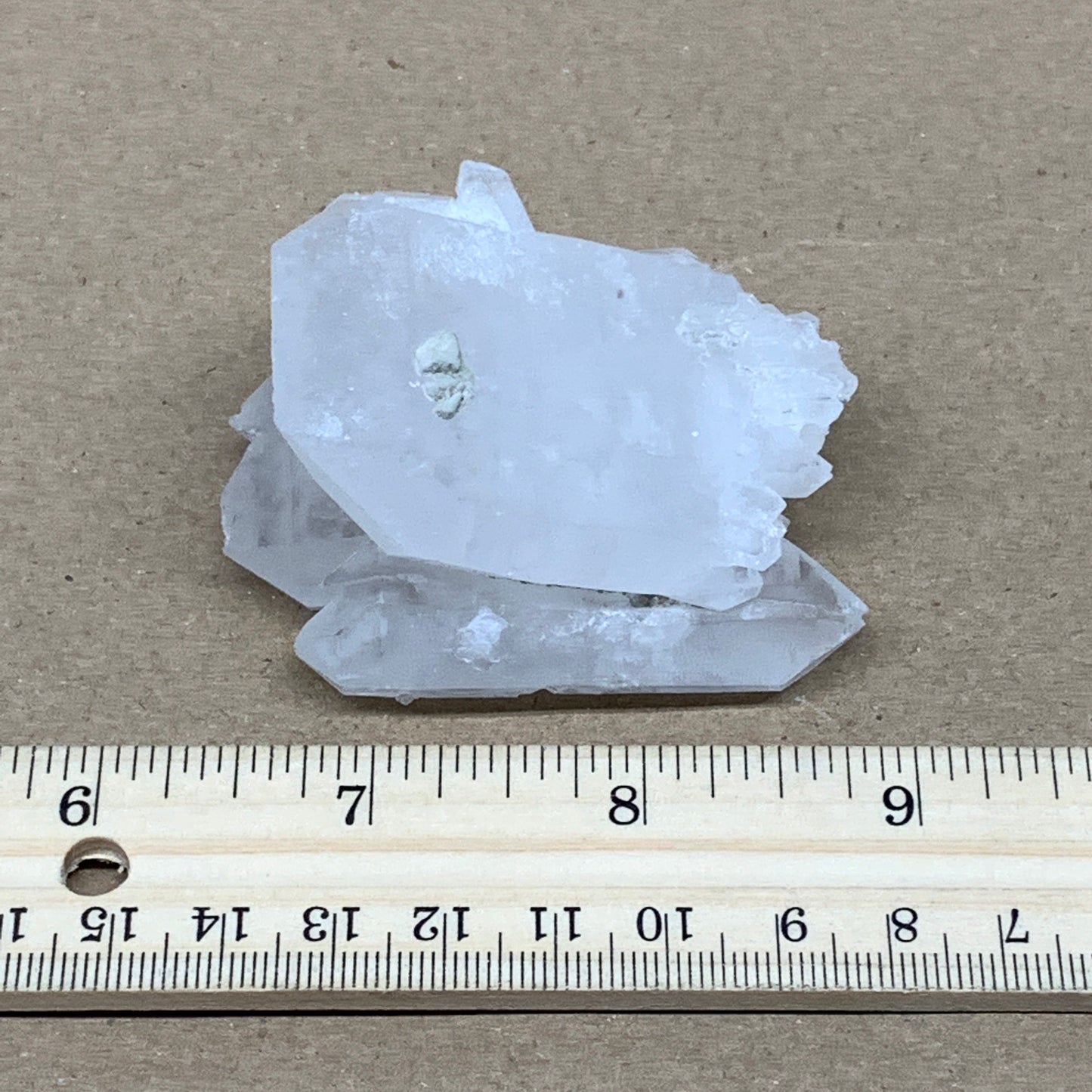 104.2g, 2.5"x1.9"x1.2", Faden Quartz Crystal Mineral,Specimen Terminated, B24958
