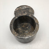 546g Round Shape Fossils Ammonite Brown Medium Jewelry Box @Morocco,MF621 - watangem.com