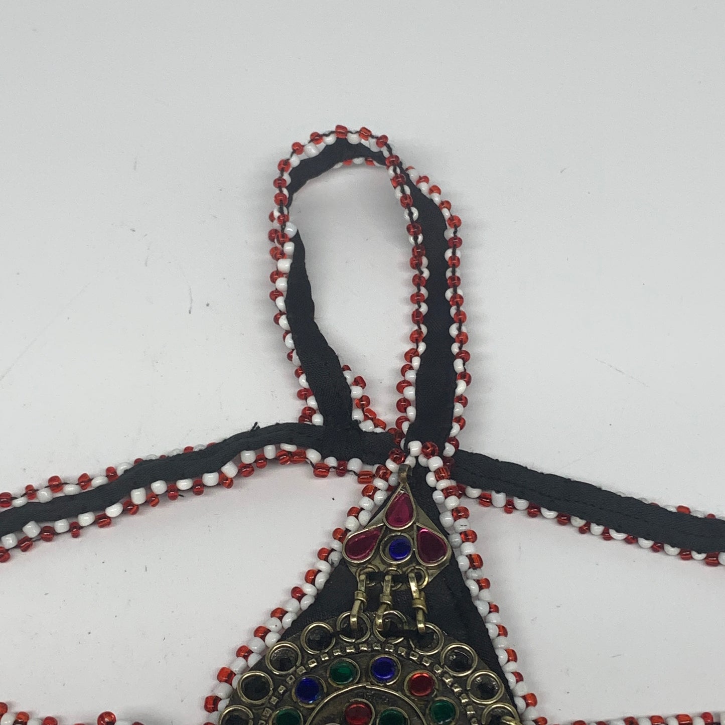 75.3g, Kuchi Headdress Headpiece Afghan Ethnic Tribal Jingle Bells @Afghanistan,