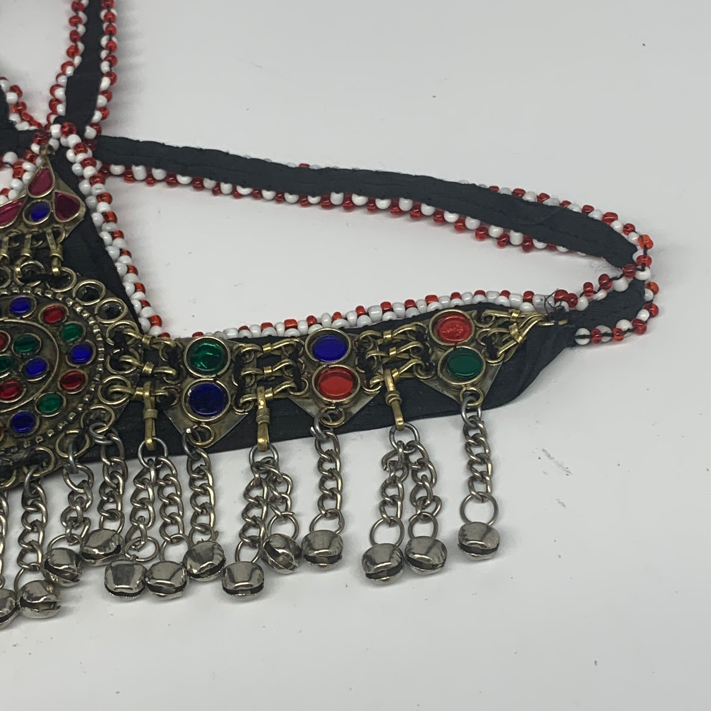 75.3g, Kuchi Headdress Headpiece Afghan Ethnic Tribal Jingle Bells @Afghanistan,