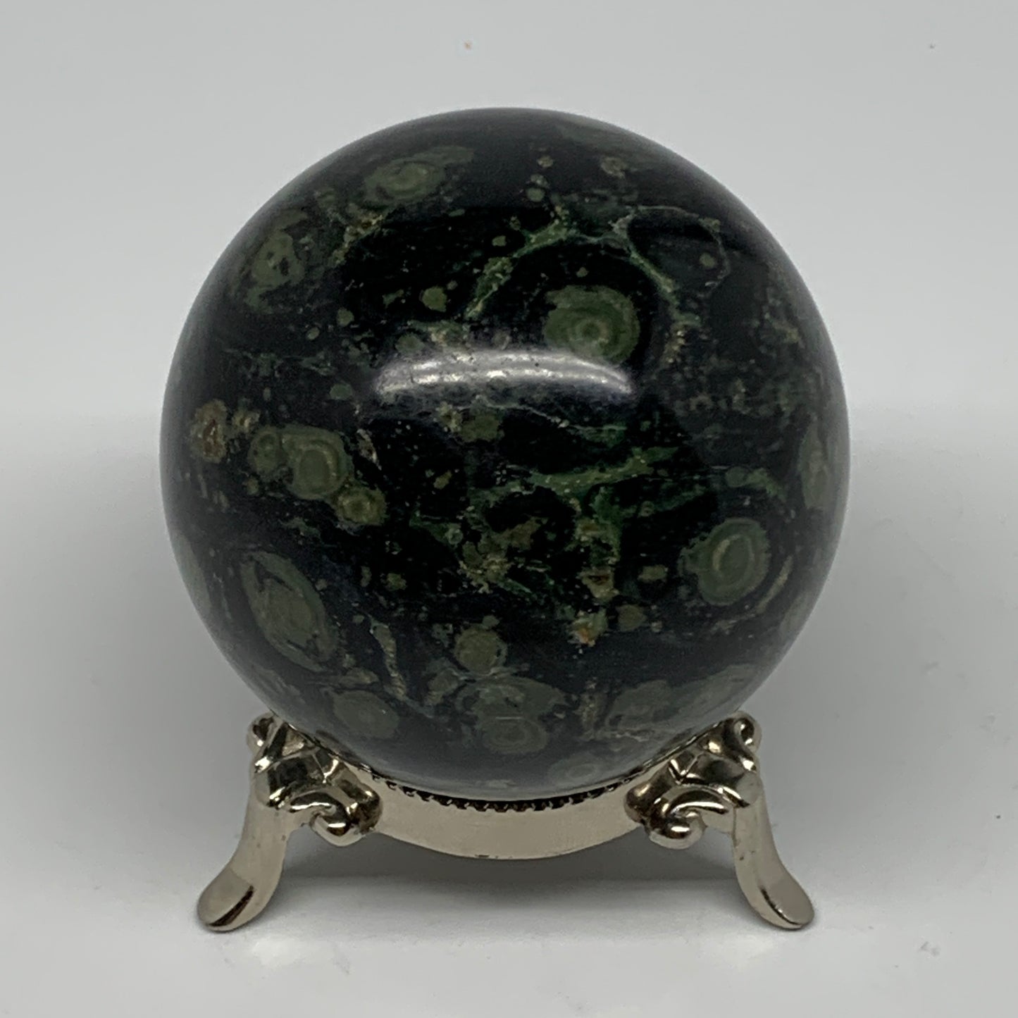 452.3g, 2.7"(68mm), Crocodile Kambaba Jasper Sphere Ball Reiki @Madagascar,B1569