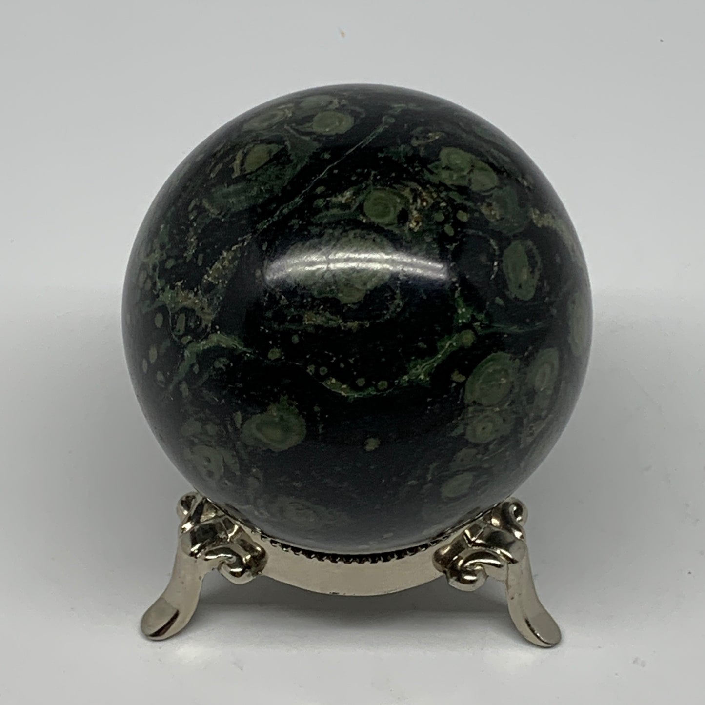 452.3g, 2.7"(68mm), Crocodile Kambaba Jasper Sphere Ball Reiki @Madagascar,B1569