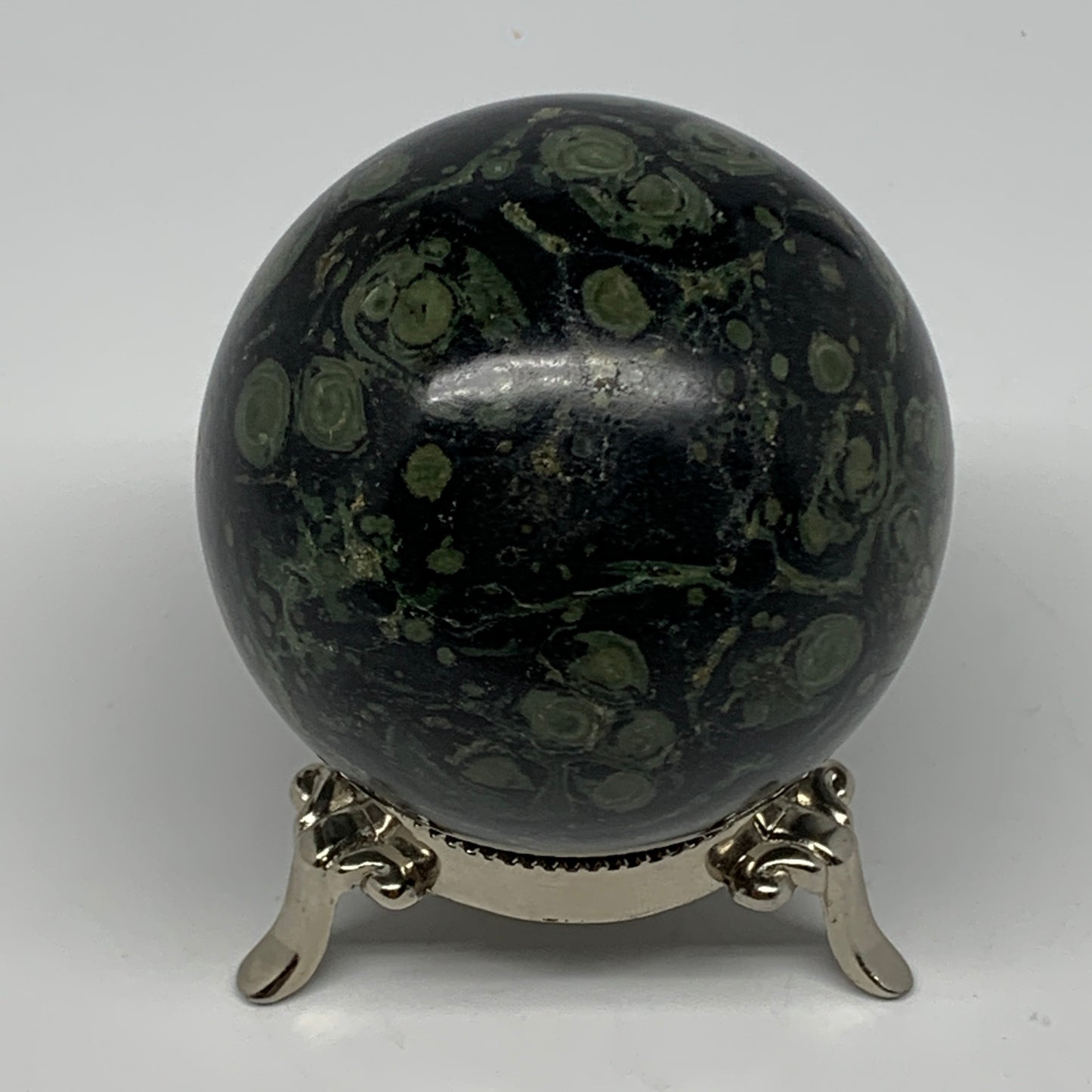 452.3g, 2.7"(68mm), Crocodile Kambaba Jasper Sphere Ball Reiki @Madagascar,B1569