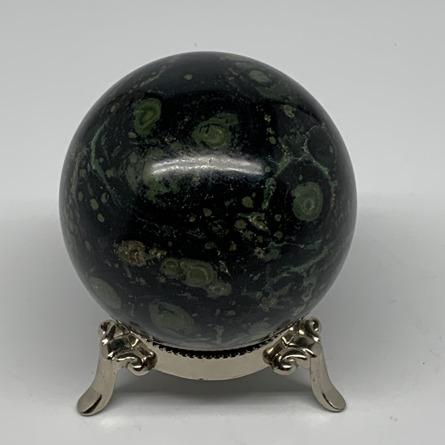 452.3g, 2.7"(68mm), Crocodile Kambaba Jasper Sphere Ball Reiki @Madagascar,B1569