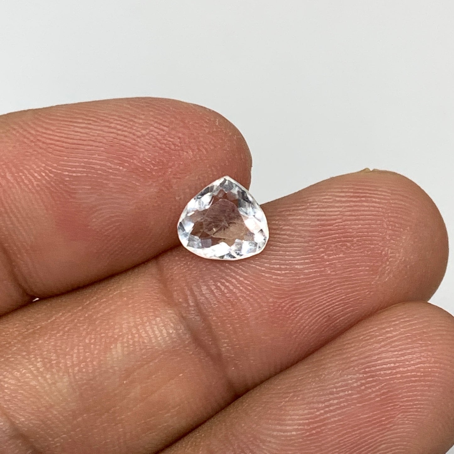 1.11cts, 7mmx7mmx3mm, Aquamarine Crystal Facetted Stone Loose @Pakistan,CTS201