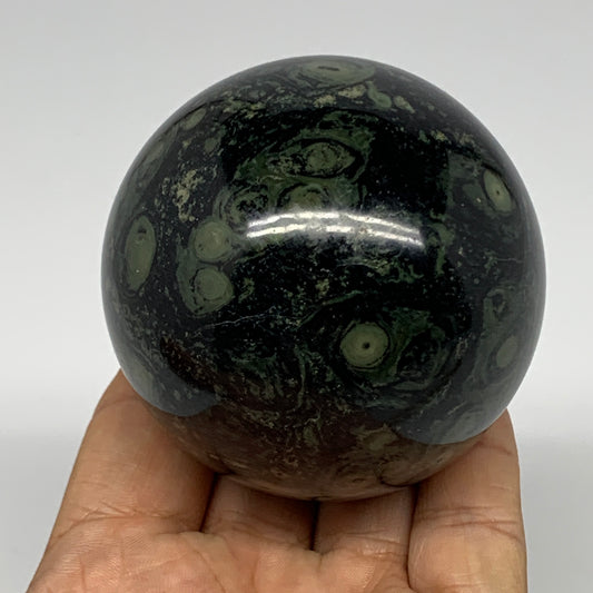 379.3g, 2.6"(65mm), Crocodile Kambaba Jasper Sphere Ball Reiki @Madagascar,B1569