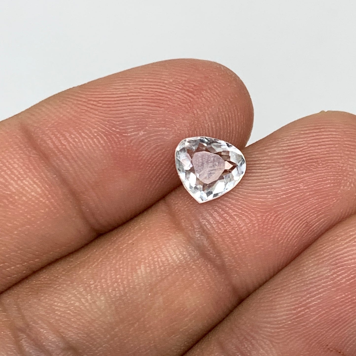 1.11cts, 7mmx7mmx3mm, Aquamarine Crystal Facetted Stone Loose @Pakistan,CTS201