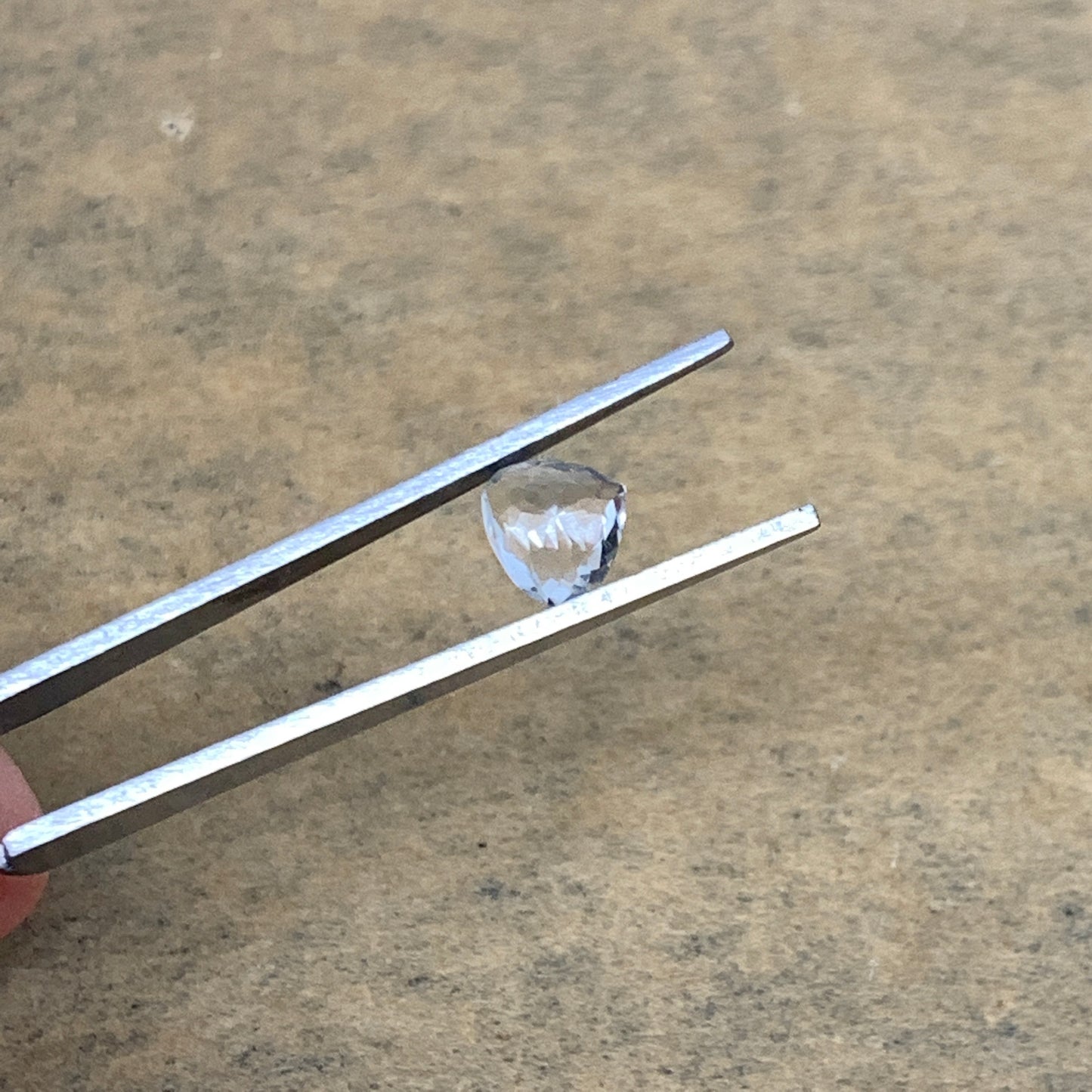 1.11cts, 7mmx7mmx3mm, Aquamarine Crystal Facetted Stone Loose @Pakistan,CTS201