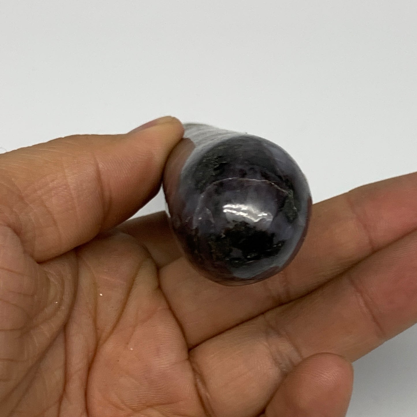 135.6g,5.7"x1" Indigo Gabro Merlinite Stick, Wand,Home Decor,Collectible,B18036