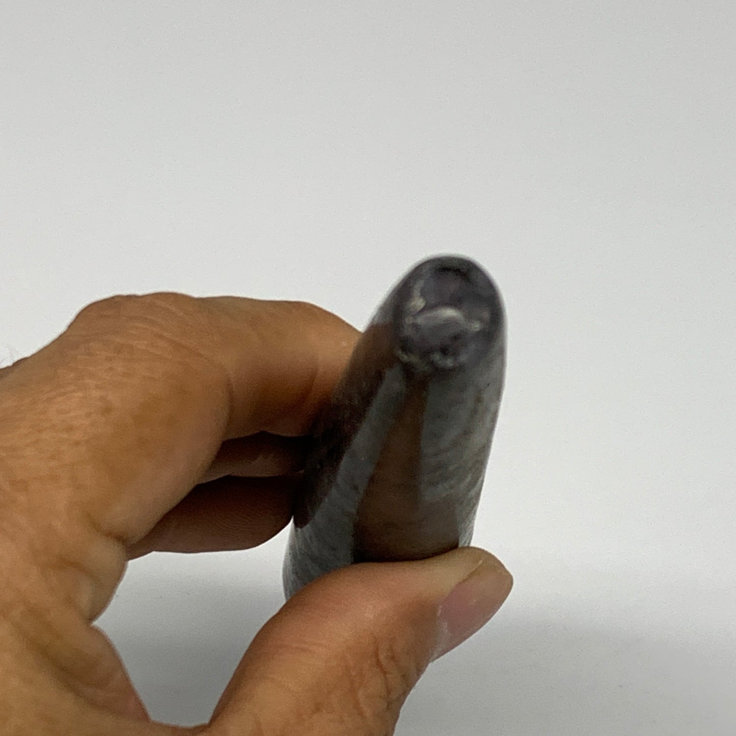 135.6g,5.7"x1" Indigo Gabro Merlinite Stick, Wand,Home Decor,Collectible,B18036