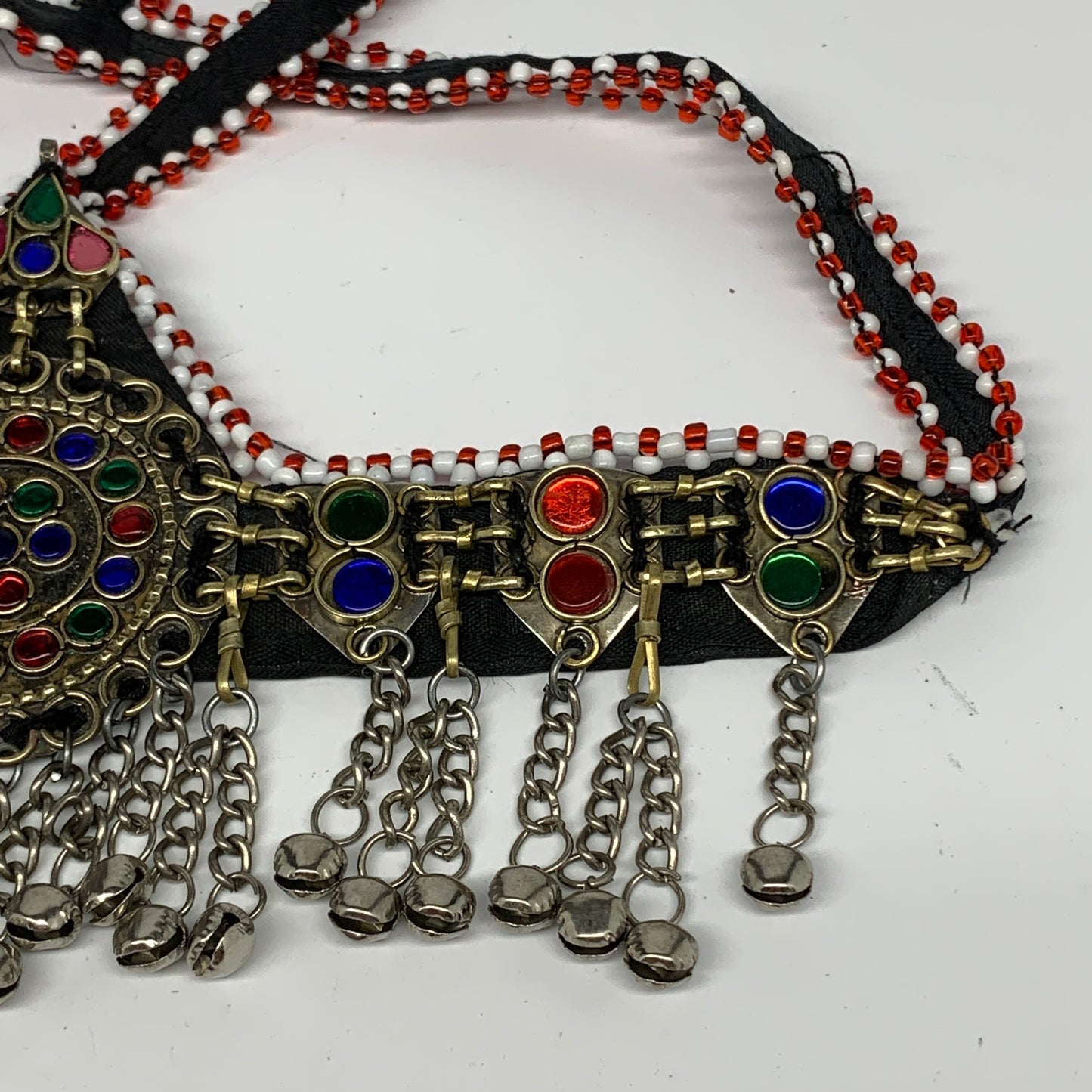 76.4g, Kuchi Headdress Headpiece Afghan Ethnic Tribal Jingle Bells @Afghanistan,