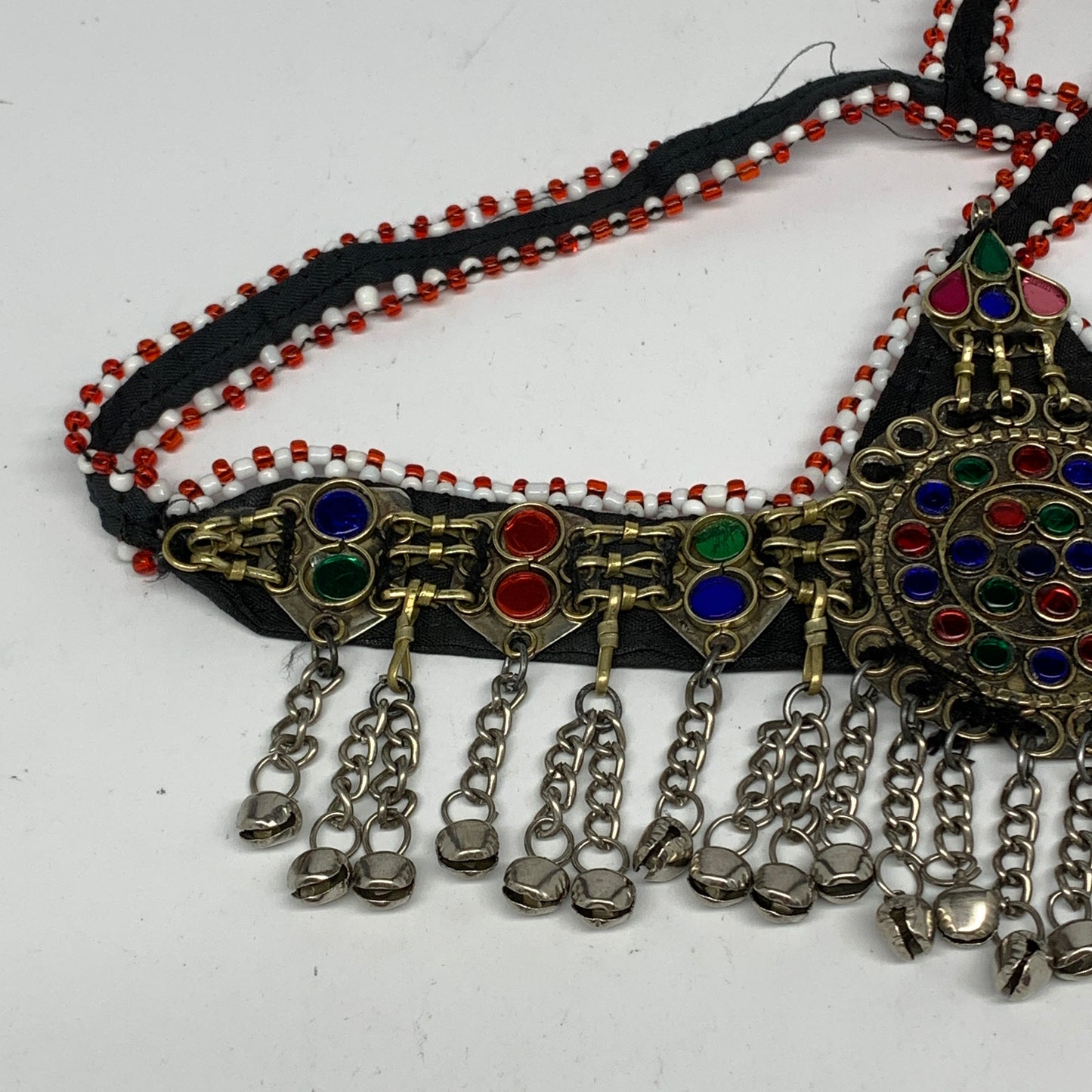 76.4g, Kuchi Headdress Headpiece Afghan Ethnic Tribal Jingle Bells @Afghanistan,