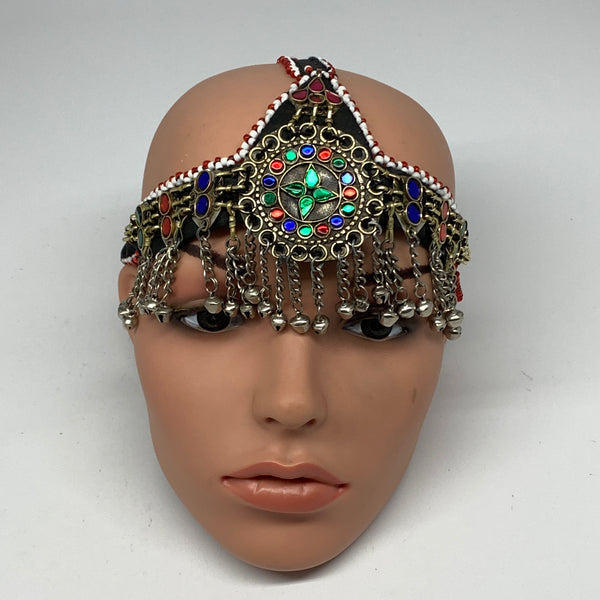 78.3g, Kuchi Headdress Headpiece Afghan Ethnic Tribal Jingle Bells @Afghanistan,