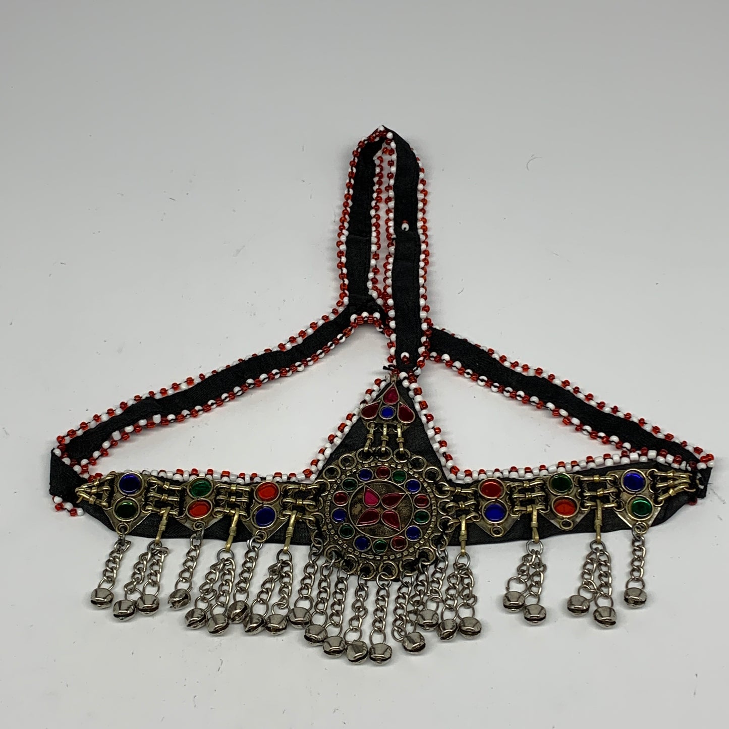 73.8g, Kuchi Headdress Headpiece Afghan Ethnic Tribal Jingle Bells @Afghanistan,