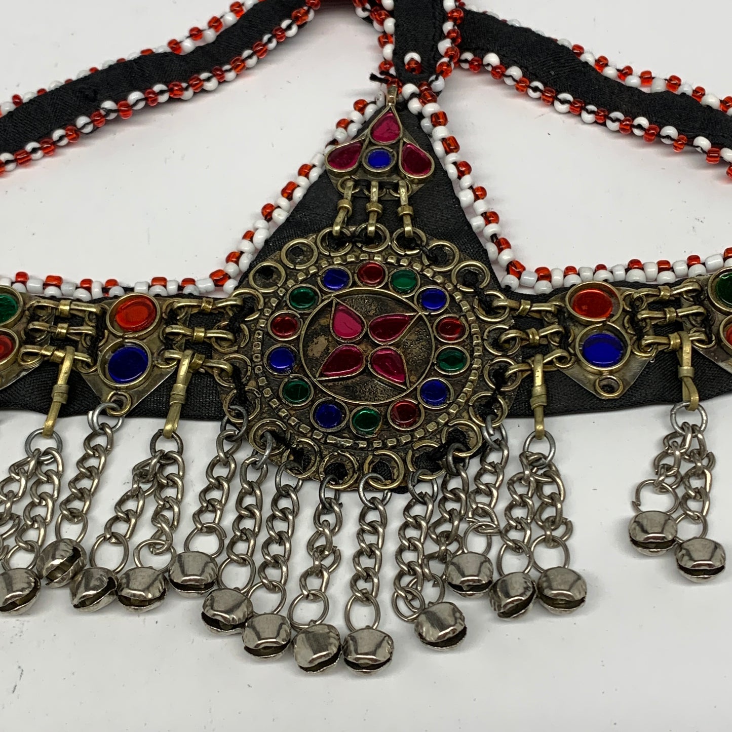 73.8g, Kuchi Headdress Headpiece Afghan Ethnic Tribal Jingle Bells @Afghanistan,