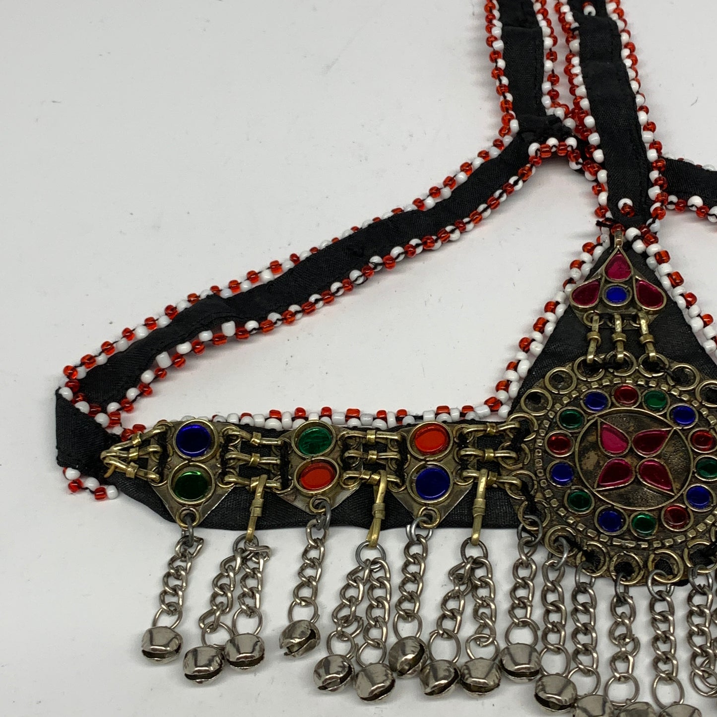 73.8g, Kuchi Headdress Headpiece Afghan Ethnic Tribal Jingle Bells @Afghanistan,