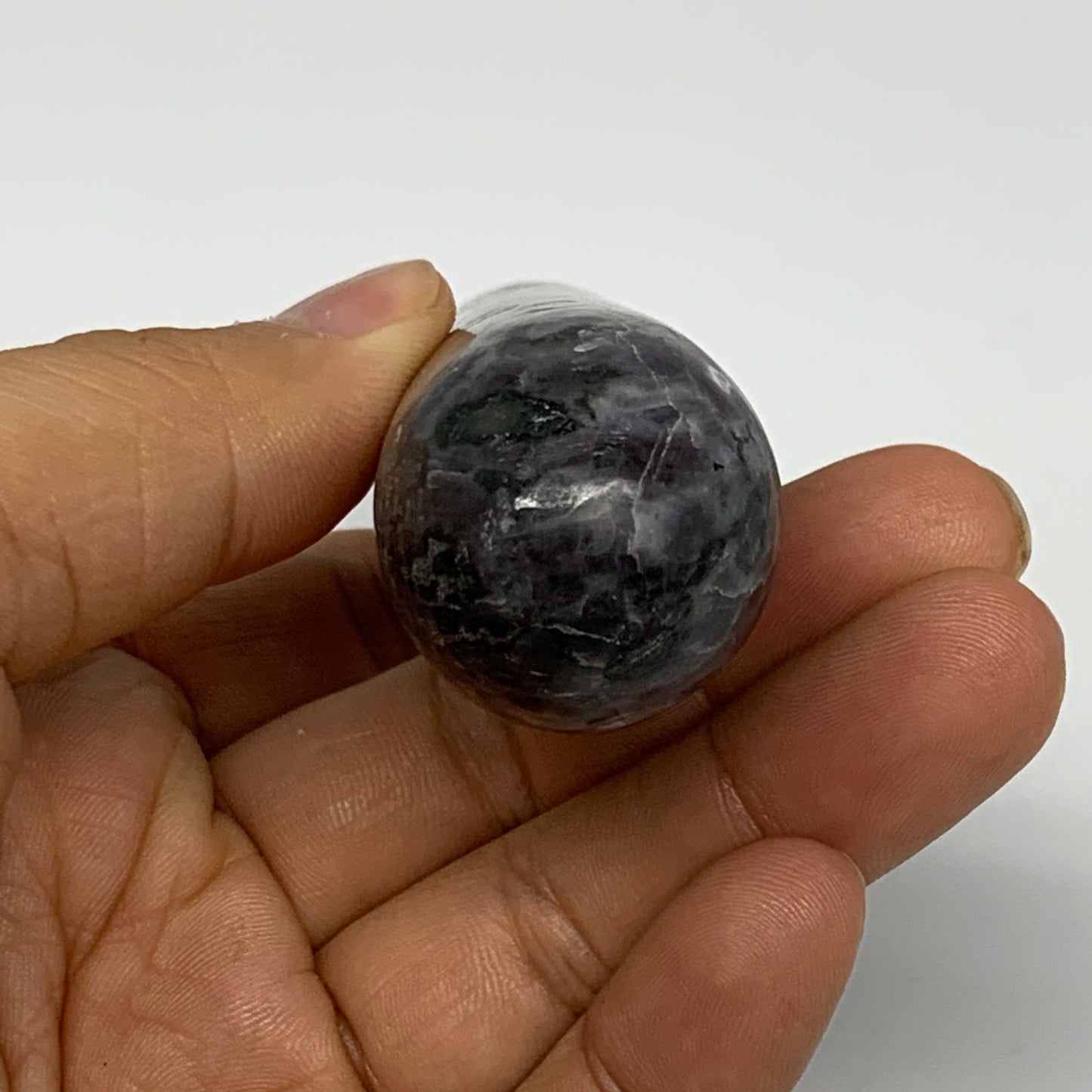 117.9g,4.5"x1" Indigo Gabro Merlinite Stick, Wand,Home Decor,Collectible,B18042