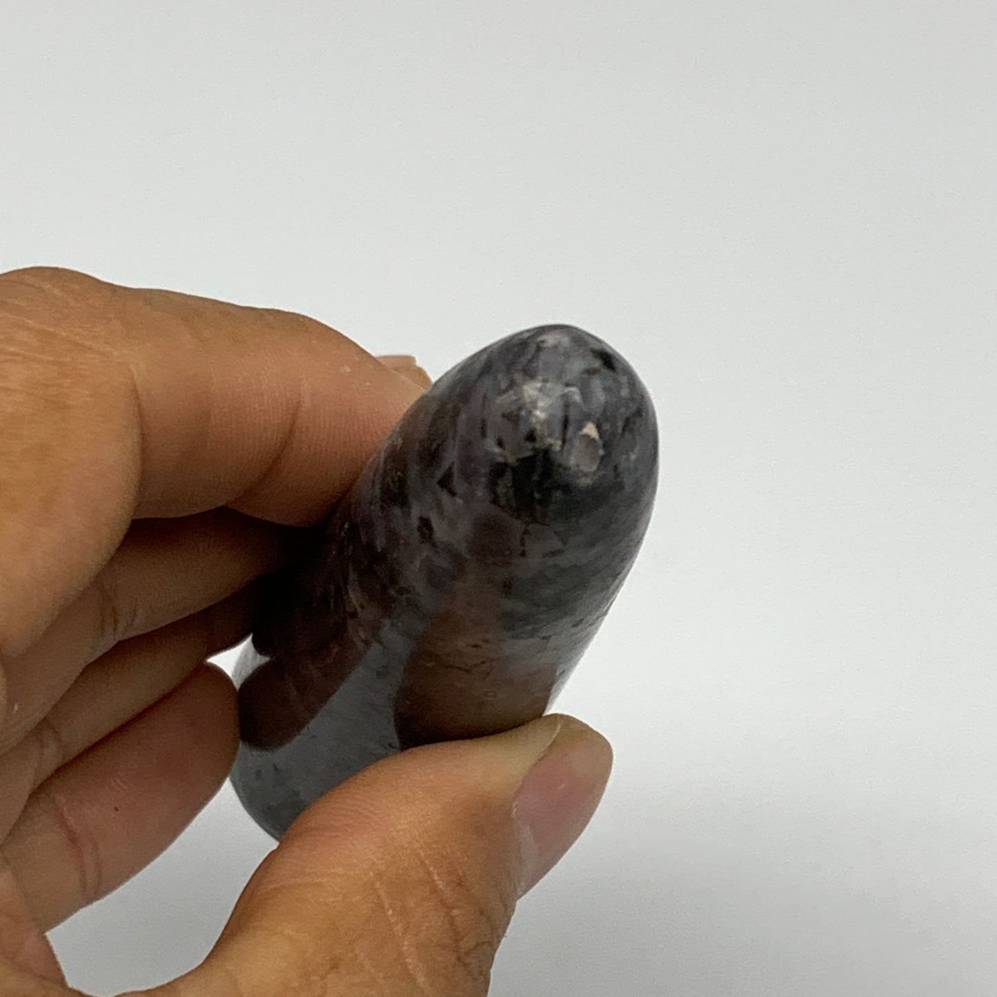 117.9g,4.5"x1" Indigo Gabro Merlinite Stick, Wand,Home Decor,Collectible,B18042