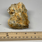 249.5g, 2.9"x2.6"x2", Chalcopyrite Cluster On Fluorite Mineral Specimen,B10725