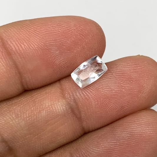 1.02cts, 8mmx5mmx3mm, Aquamarine Crystal Facetted Stone Loose @Pakistan,CTS210