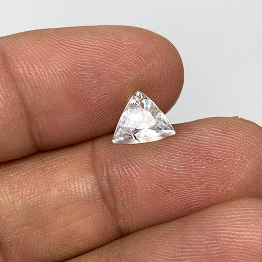 1.34cts, 7mmx8mmx5mm, Aquamarine Crystal Facetted Stone Loose @Pakistan,CTS211