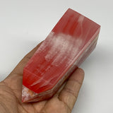 289.6g, 4.1"x1.5"x1.6" Dyed/Heated Calcite Point Tower Obelisk Crystal, B24964