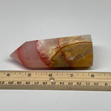237.1g, 4"x1.5"x1.6" Dyed/Heated Calcite Point Tower Obelisk Crystal, B24967