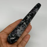 138.5g,5.7"x1" Indigo Gabro Merlinite Stick, Wand,Home Decor,Collectible,B18051