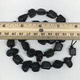 64.5g,9mm-15mm,Natural Serpentine Rectangle Corner Cut Beads Strand,BN157