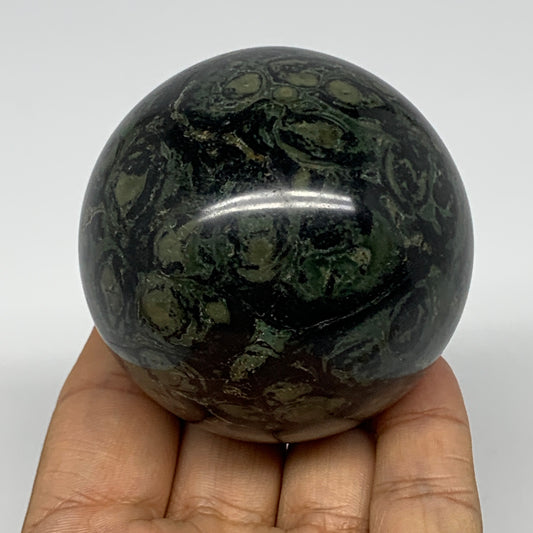 315.8g, 2.4"(61mm), Crocodile Kambaba Jasper Sphere Ball Reiki @Madagascar,B1571