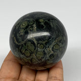 315.8g, 2.4"(61mm), Crocodile Kambaba Jasper Sphere Ball Reiki @Madagascar,B1571