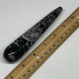 136.3g,5.6"x1.1" Indigo Gabro Merlinite Stick, Wand,Home Decor,Collectible,B1805