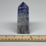 310.2g, 4.2"x1.6"x1.5" Dyed/Heated Calcite Point Tower Obelisk Crystal, B24971