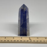 310.2g, 4.2"x1.6"x1.5" Dyed/Heated Calcite Point Tower Obelisk Crystal, B24971