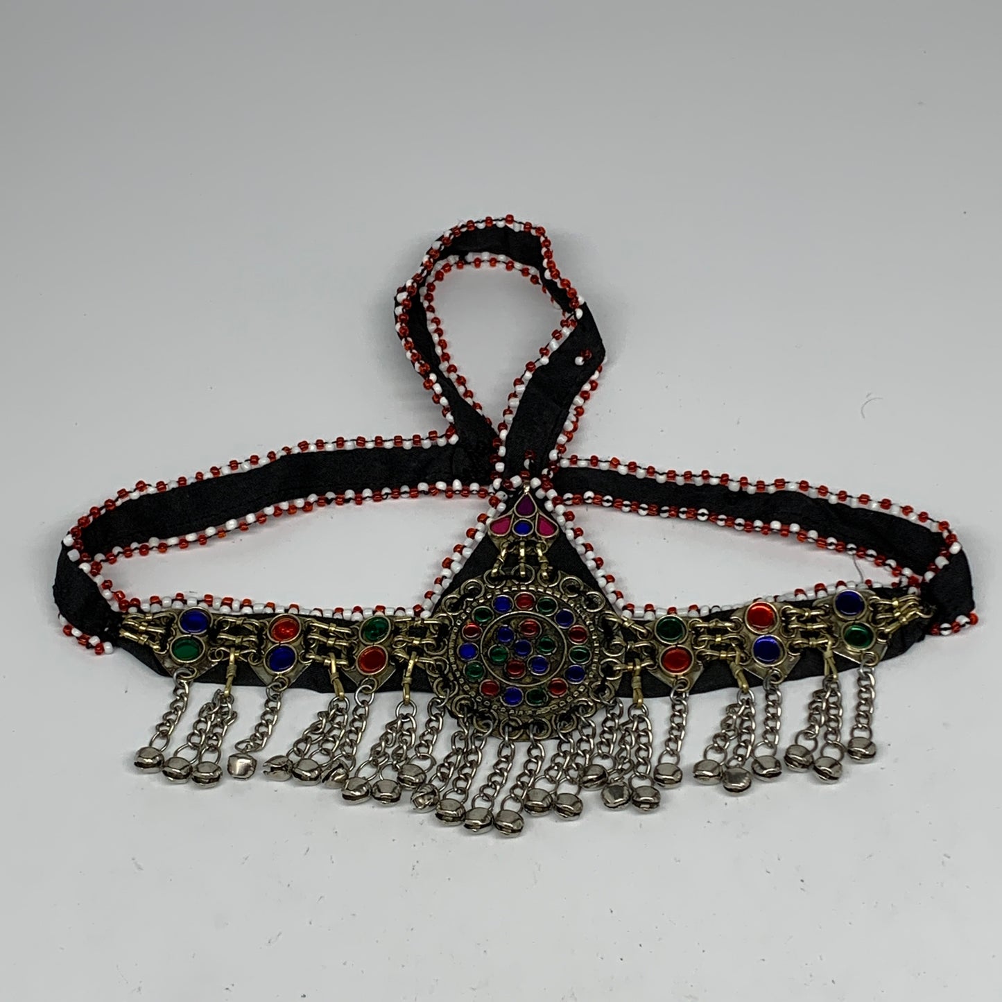 78.7g, Kuchi Headdress Headpiece Afghan Ethnic Tribal Jingle Bells @Afghanistan,