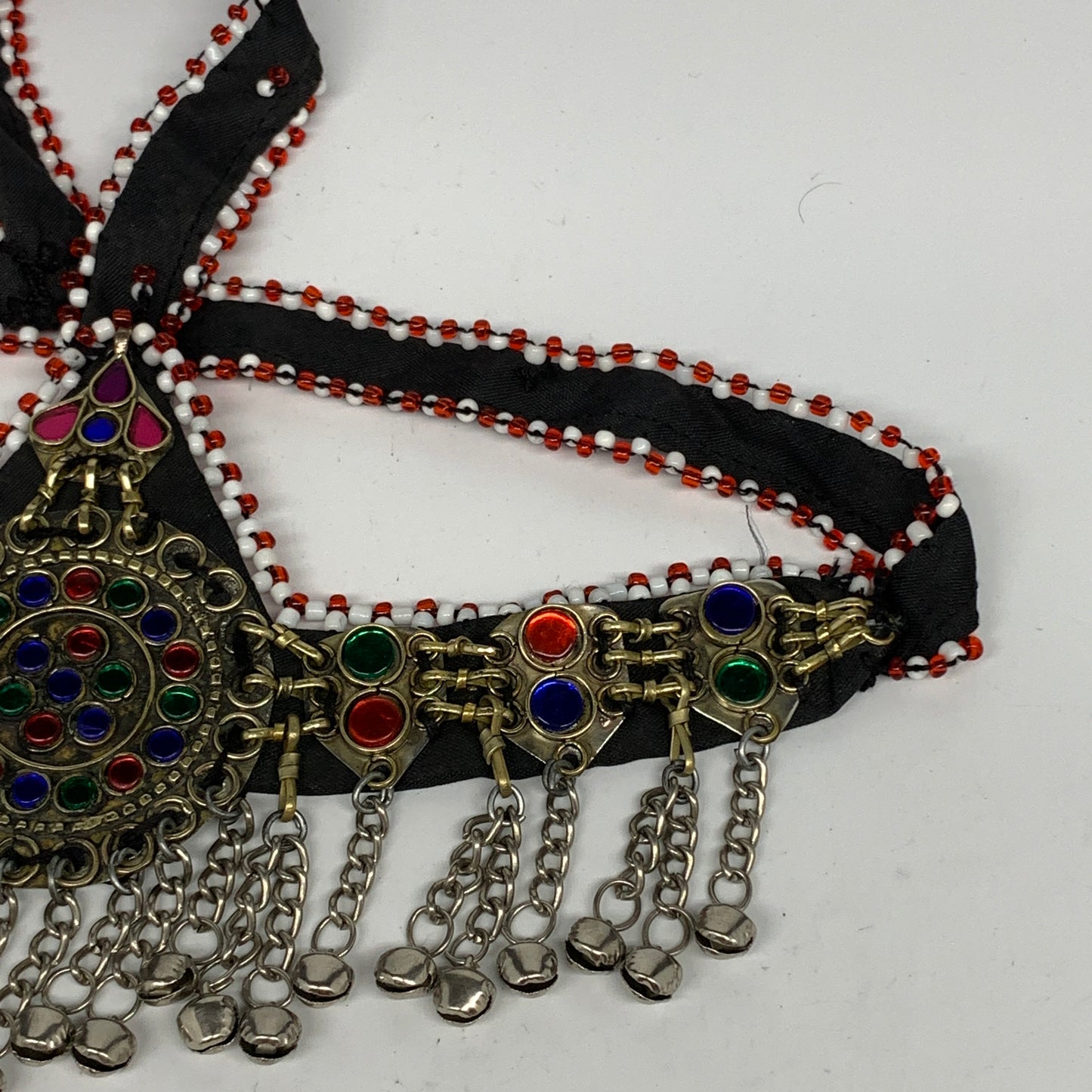 78.7g, Kuchi Headdress Headpiece Afghan Ethnic Tribal Jingle Bells @Afghanistan,