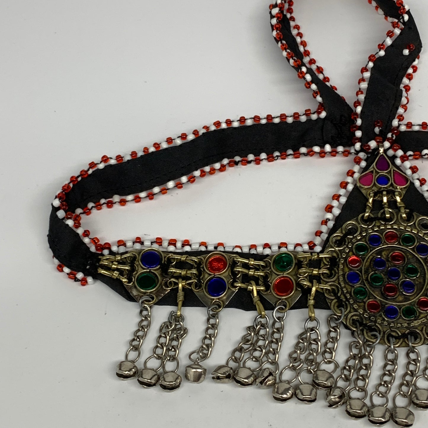 78.7g, Kuchi Headdress Headpiece Afghan Ethnic Tribal Jingle Bells @Afghanistan,