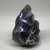 1584g, 6.5"x4.3"x4", Natural Orca Agate Flame Gemstones Reiki Tool, B6239