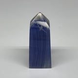 310.8g, 4"x1.6"x1.6" Dyed/Heated Calcite Point Tower Obelisk Crystal, B24974